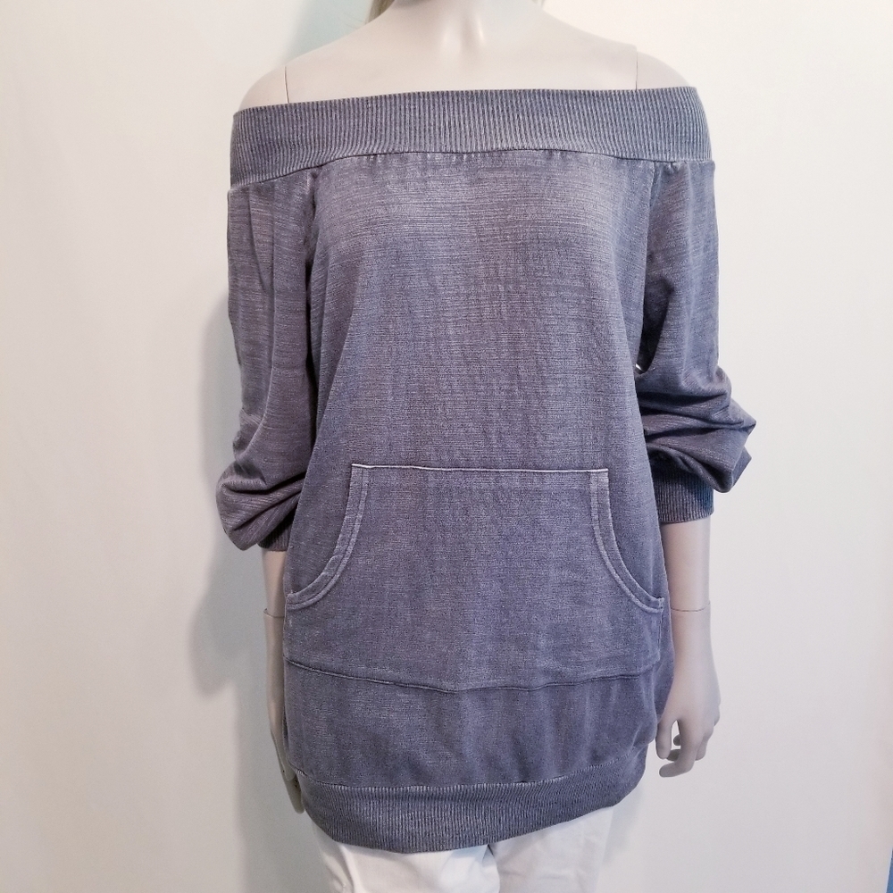 NWT SHE + SKY WEATHERED OFF SHOULDER POCKE…